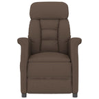 vidaXL Sessel Braun Mikrofaser