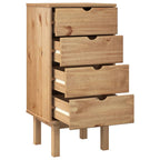 vidaXL Schubladenschrank OTTA 45x39x90 cm Massivholz
