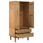 vidaXL Kleiderschrank OTTA 76,5x53x172 cm Massivholz Kiefer