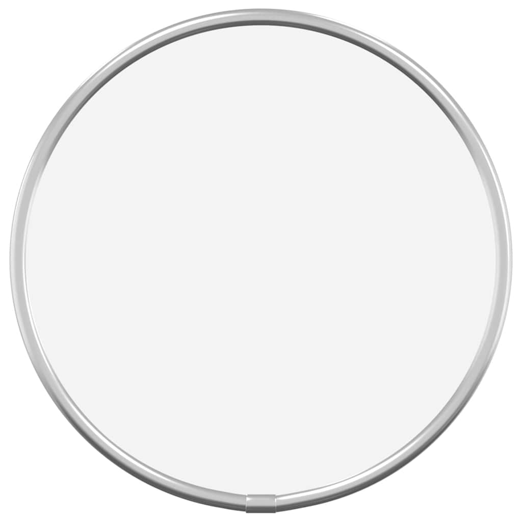 vidaXL Wandspiegel Silbern Ø 20 cm Rund