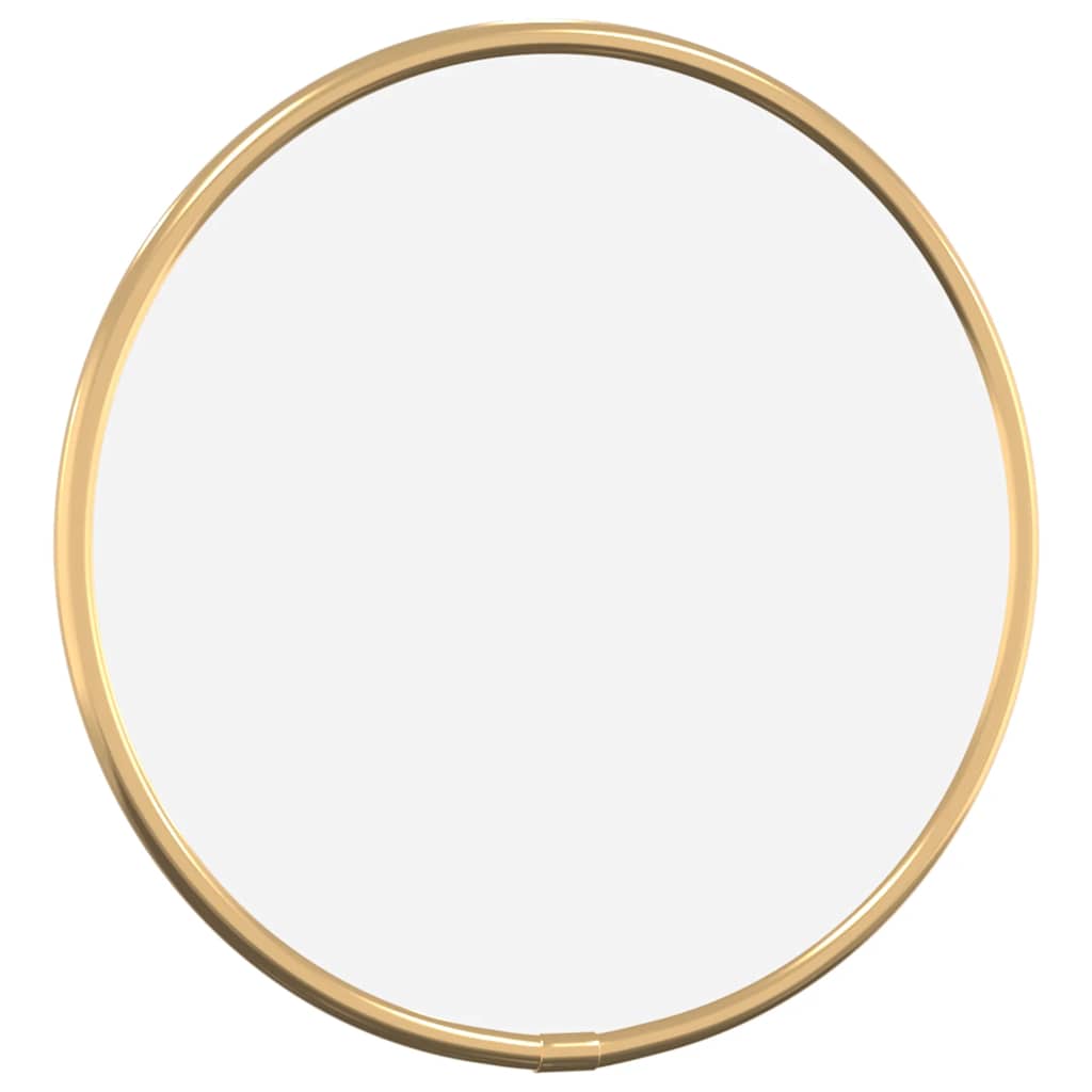 vidaXL Wandspiegel Golden Ø 20 cm Rund