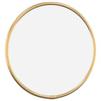 vidaXL Wandspiegel Golden Ø 20 cm Rund