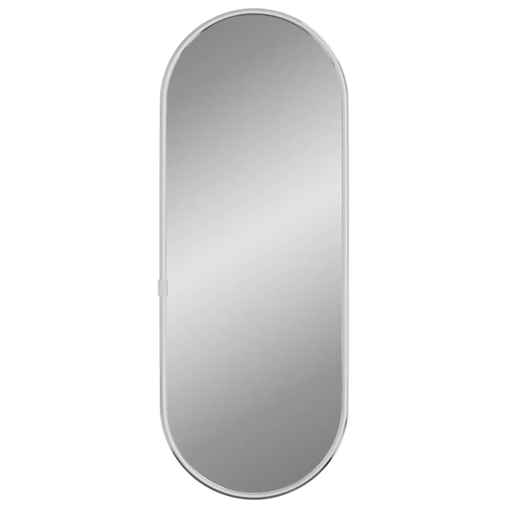vidaXL Wandspiegel Silbern 40x15 cm Oval