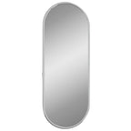 vidaXL Wandspiegel Silbern 40x15 cm Oval