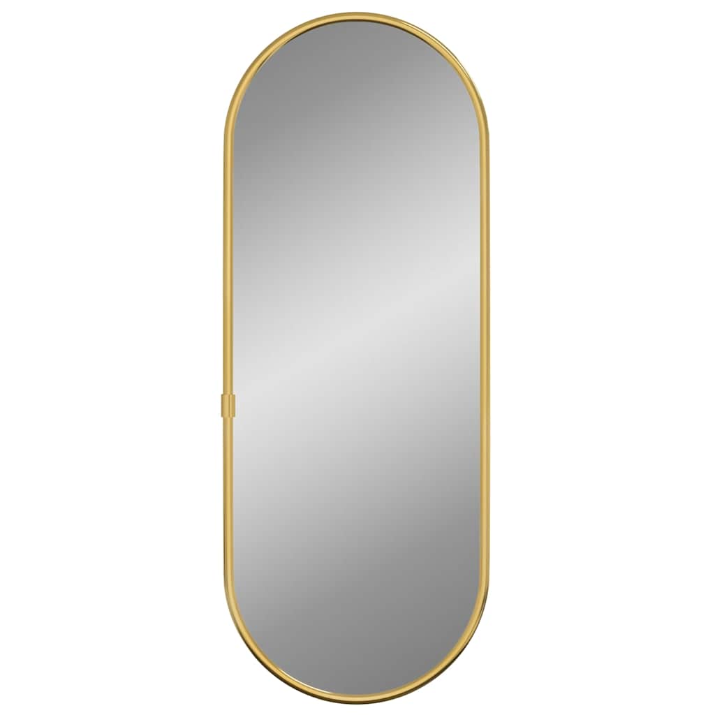 vidaXL Wandspiegel Golden 40x15 cm Oval