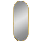 vidaXL Wandspiegel Golden 40x15 cm Oval