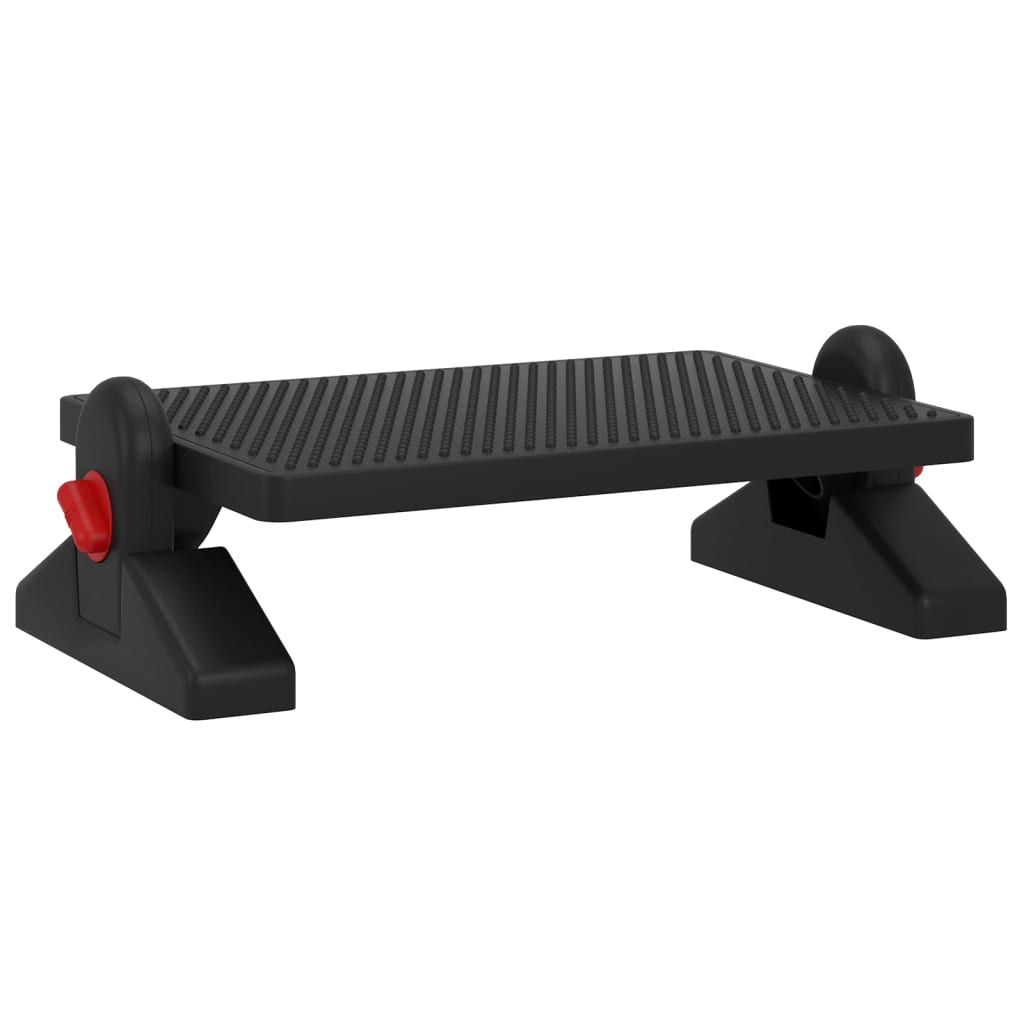 vidaXL Fußstütze Schwarz 50x30,5x17 cm