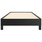 vidaXL Bettgestell Schwarz 80x200 cm Kunstleder
