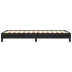 vidaXL Bettgestell Schwarz 80x200 cm Samt