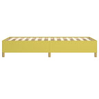 vidaXL Bettgestell Grün 90x200 cm Stoff