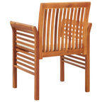 vidaXL Garten-Essstühle mit Kissen 8 Stk. Massivholz Akazie