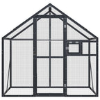 vidaXL Voliere Anthrazit 179x100x185 cm Aluminium
