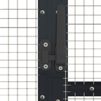 vidaXL Voliere Anthrazit 179x100x185 cm Aluminium