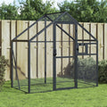 vidaXL Voliere Anthrazit 179x100x185 cm Aluminium
