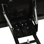 vidaXL Schneeschild für ATV 150x38 cm Schwarz