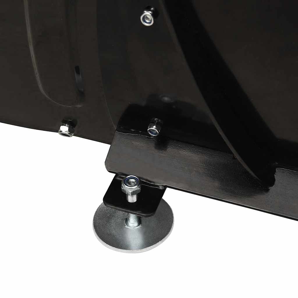 vidaXL Schneeschild für ATV 150x38 cm Schwarz