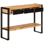 vidaXL Konsolentisch 110x30x76 cm Massivholz Mango