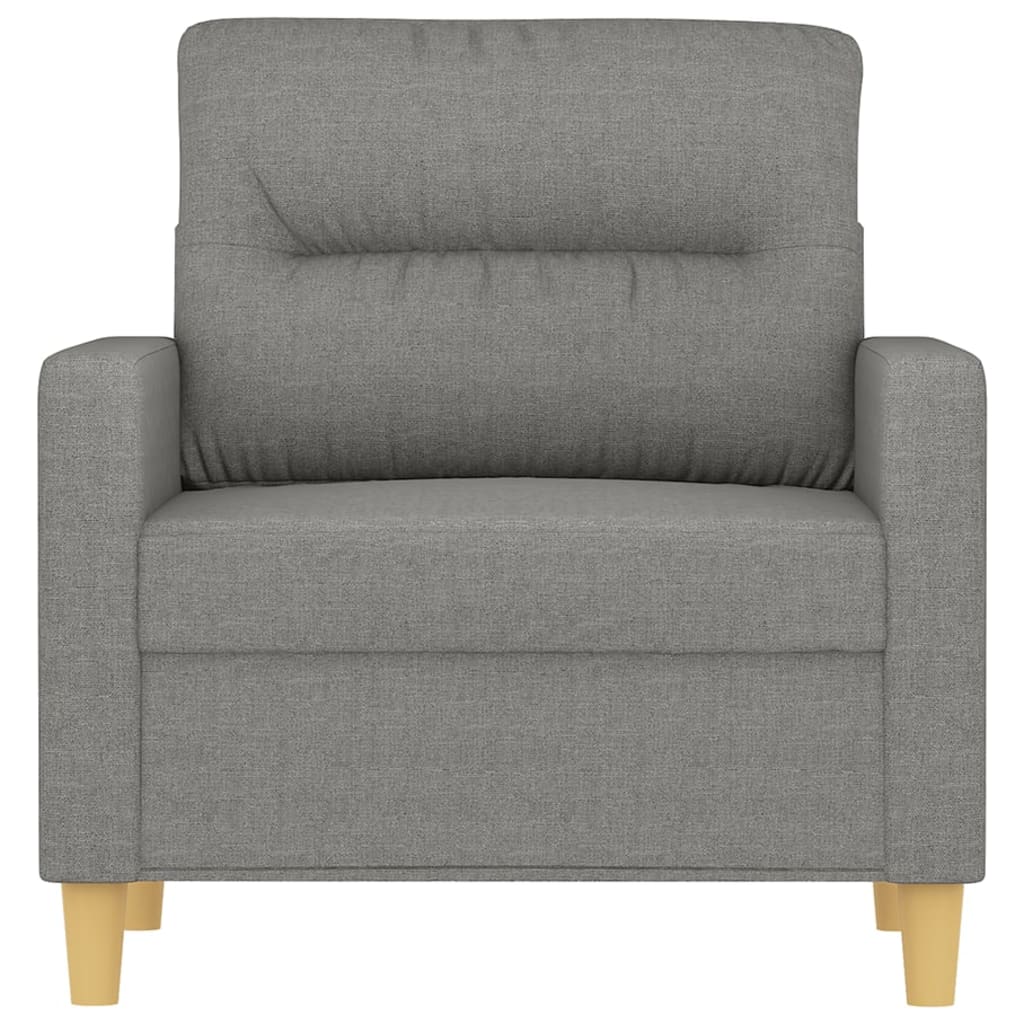 vidaXL Sofasessel Dunkelgrau 60 cm Stoff