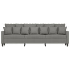 vidaXL 3-Sitzer-Sofa Dunkelgrau 210 cm Stoff