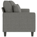vidaXL 3-Sitzer-Sofa Dunkelgrau 210 cm Stoff