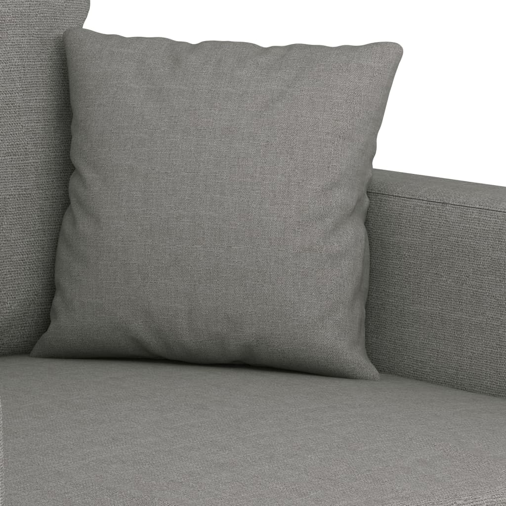 vidaXL 3-Sitzer-Sofa Dunkelgrau 210 cm Stoff