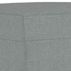 vidaXL Fußhocker Hellgrau 60x50x41 cm Stoff