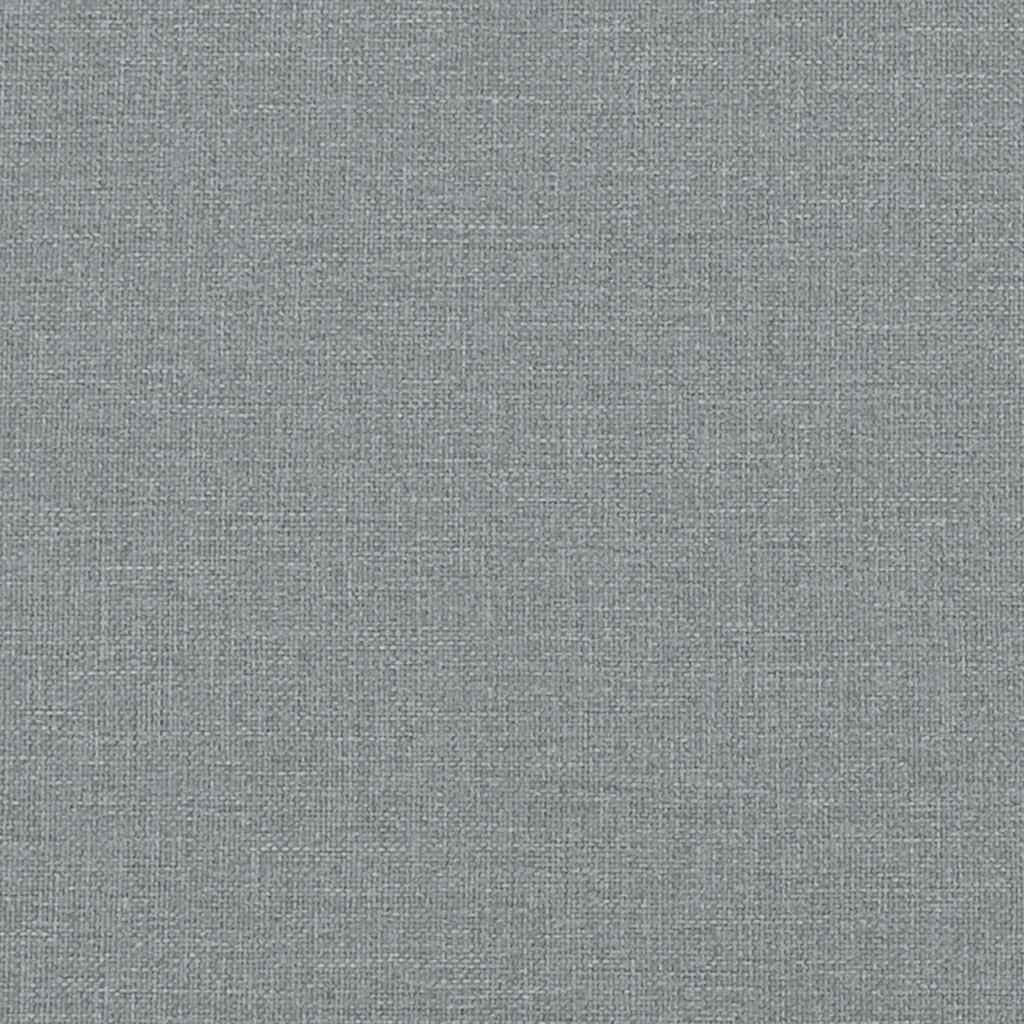 vidaXL Fußhocker Hellgrau 60x50x41 cm Stoff