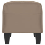 vidaXL Sitzbank Taupe 70x35x41 cm Mikrofasergewebe