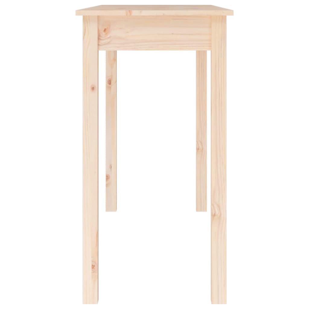 vidaXL Konsolentisch 110x40x75 cm Massivholz Kiefer