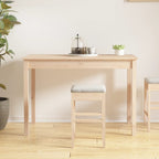 vidaXL Esstisch 110x55x75 cm Massivholz Kiefer