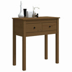 vidaXL Konsolentisch Honigbraun 70x35x75 cm Massivholz Kiefer