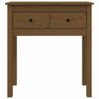 vidaXL Konsolentisch Honigbraun 70x35x75 cm Massivholz Kiefer