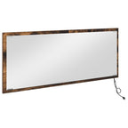 vidaXL Spiegel Geräucherte Eiche 90 x 8,5 x 37 cm Holzwerkstoff