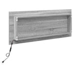 vidaXL Spiegel Graues Sonoma 90 x 8,5 x 37 cm Holzwerkstoff