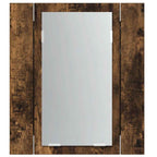 vidaXL LED-Spiegelschrank Räuchereiche 40x12x45 cm Holzwerkstoff