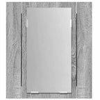 vidaXL LED-Spiegelschrank Grau Sonoma 40x12x45 cm Holzwerkstoff