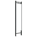 vidaXL 6-tlg. Paravent Weiß 240x200 cm Stoff
