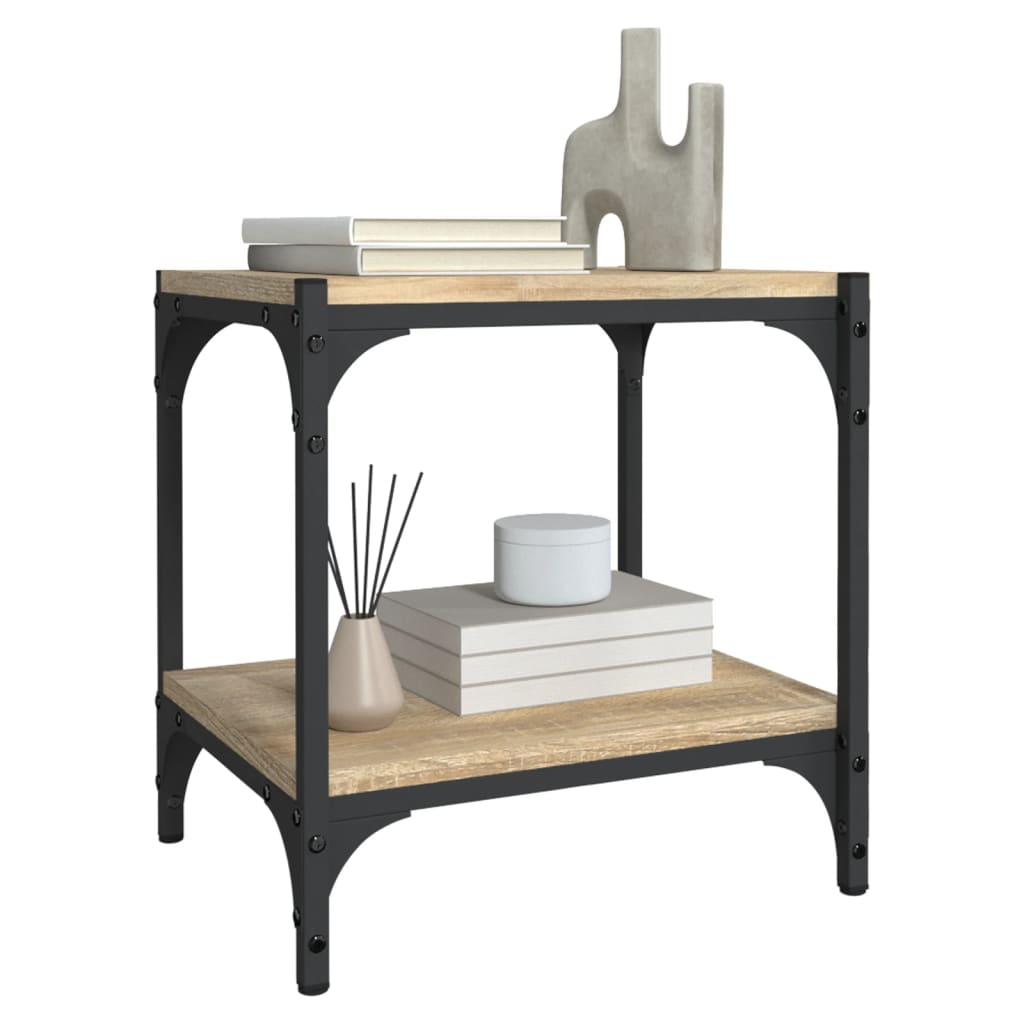 vidaXL TV-Schrank Sonoma-Eiche 40x33x41 cm Holzwerkstoff und Stahl