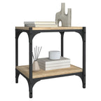 vidaXL TV-Schrank Sonoma-Eiche 40x33x41 cm Holzwerkstoff und Stahl