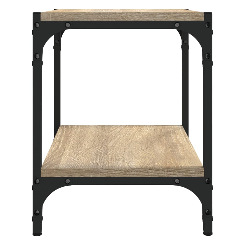 vidaXL TV-Schrank Sonoma-Eiche 40x33x41 cm Holzwerkstoff und Stahl