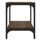 vidaXL TV-Schrank Braun Eichen-Optik 40x33x41 cm Holzwerkstoff Stahl