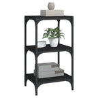vidaXL Bücherregal Schwarz 40x33x70,5 cm Holzwerkstoff und Stahl