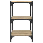 vidaXL Bücherregal Sonoma-Eiche 40x33x70,5 cm Holzwerkstoff und Stahl