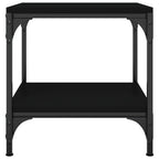 vidaXL Beistelltische 2 Stk. Schwarz 40x40x40 cm Holzwerkstoff