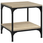 vidaXL Beistelltische 2 Stk. Sonoma-Eiche 40x40x40 cm Holzwerkstoff