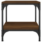 vidaXL Beistelltische 2 Stk. Braun Eiche 40x40x40 cm Holzwerkstoff