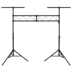 vidaXL Leuchtenstativ Schwarz 338x115x(180-300) cm Stahl