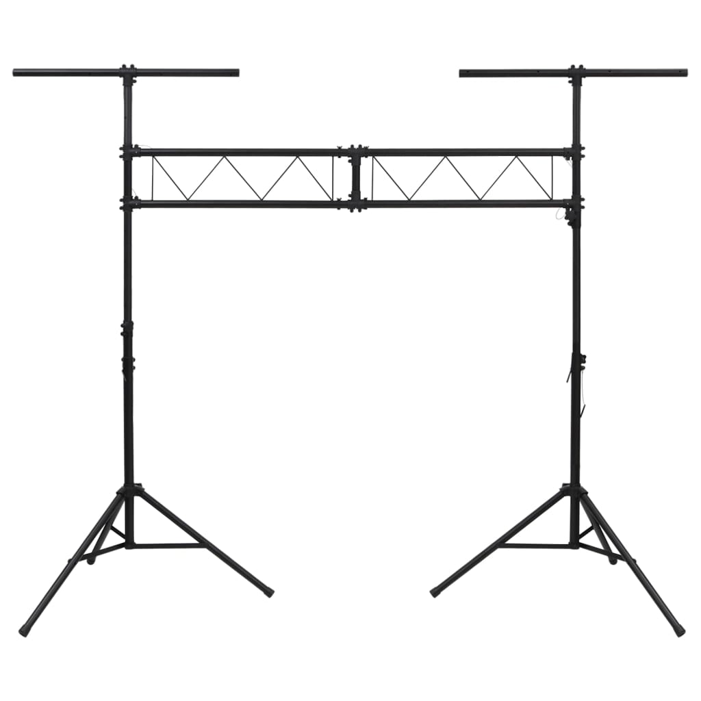 vidaXL Leuchtenstativ Schwarz 338x115x(180-300) cm Stahl