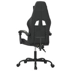 vidaXL Gaming-Stuhl Drehbar Schwarz und Tarnfarben Kunstleder