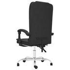 vidaXL Bürostuhl mit Massagefunktion Schwarz Kunstleder